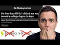 The Washington Post Just EXPOSED Sophia org Study com Yikes