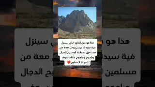 هذاء هو جبل الطور الذي سينزل فية سيدنا عيسى لمحاربة مسيح الدجال وياجوج وماجوج 