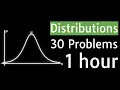 The ONLY Hour of Probability Distribution Practice You Will EVER Need