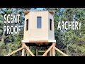 6 X 6 DIY Scent Proof Archery Box Blind Build