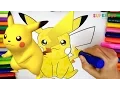 Easy Pikachu Coloring Page - Free Printable Coloring Pages for kids and Preschoolers