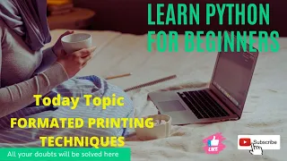 Python Tutorial for Beginners in Hindi Learn Python Formatted Printing
