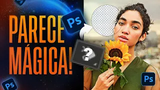 REMOVA FUNDOS COMPLEXOS com essa ferramenta escondida do Photoshop | PARECE MÁGICA!