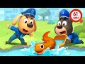 Download Lagu Take My Fish Friend Home | Fun Story | Safety  Rules for Kids | Sheriff Labrador