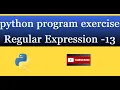 re 13 Write a Python program to match a string that contains only upper and lowercase letters