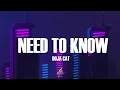 Doja Cat - Need To Know