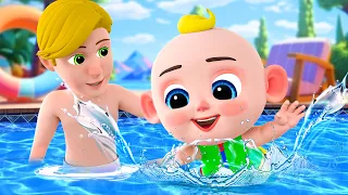 Swimming Song | Practicing swimming with your baby | Nursery Rhymes & Kids Songs