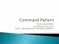 Design Patterns Session 4 Command