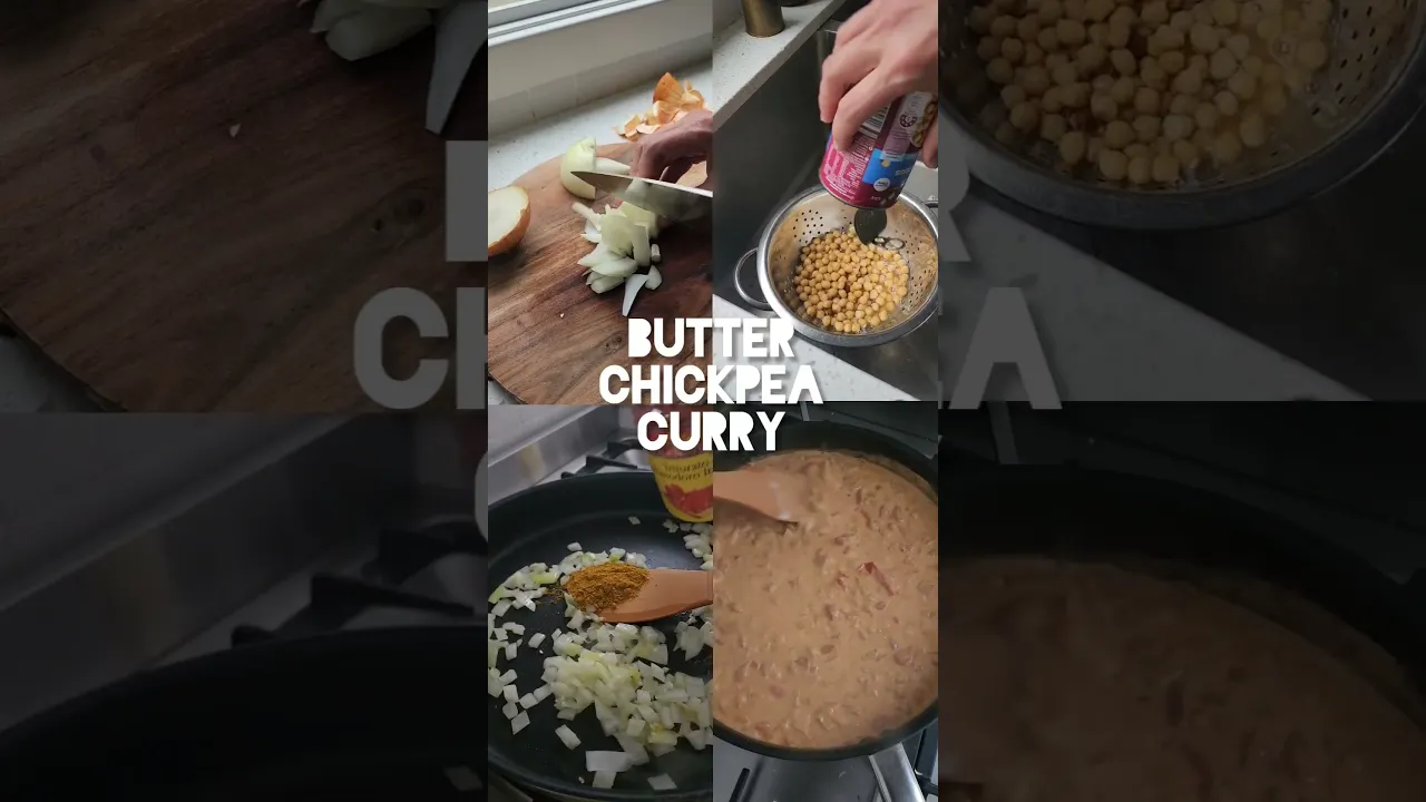 (vg) Butter Chickpea Curry Recipe #food #veganrecipes #vegansofaustralia #vegan #veganfood