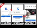 How to Login Facebook without Email and Phone Number 2025