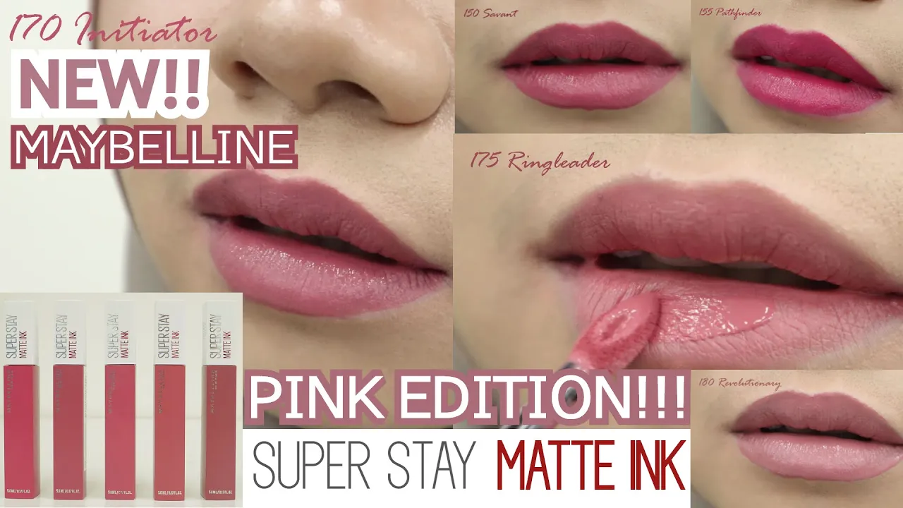 MAYBELLINE Superstay Pink Edition! | Jannene Anne. 