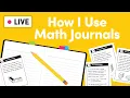 Let s Talk About Math Journals Interactive Notebooks