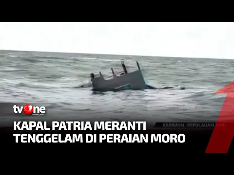 Detik-detik Penyelamatan Nakhoda dan Awak KM Patria Meranti