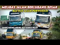 Lagu Bus Bus Jalur Purwodadi melibas Jalan Berlobang Besar di Pulorejo, Purwodadi