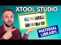 How to Use the Material Library in XTool Studio Beginner Tutorial
