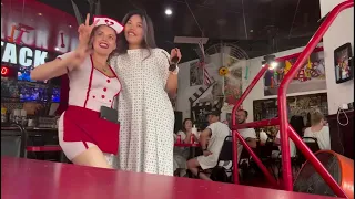 When you cant finish your food Heart Attack Grill Vegas Trending 2025