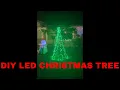 New DIY LED Christmas Tree controlled via phone on my wifi