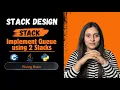 Implement Queue using 2 Stacks Brute Force vs Optimized Approach Amortized O 1 Explained Java