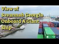 Download Lagu What The Ship What Savannah Georgia Looks Like  Onboard One Of the World's Largest Container Ships
