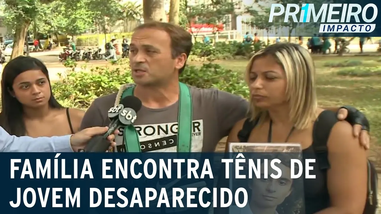 Família encontra tênis de jovem levado junto com ônibus em Petrópolis | Primeiro Impacto (22/02/22)