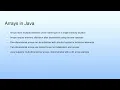 Long Summary Lecture 03 Java Tools and Resources