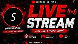 🔴 LIVE NOW! | SAHED EDITING 🔥 | Join the Stream & Have Fun ❤️