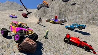 Random Cars vs Crazy Mountain