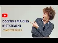 Decision Making If Statement in Java Programming Part 1