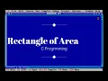 C Program to Find Area of Rectangle Beginner C Programming Tutorial