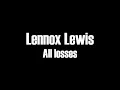 Lennox Lewis | All Losses