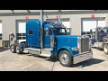 Dark Rich Blue Peterbilt 389 Double Bunk