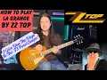 How To Play La Grange By ZZ Top - I Give You The Keys To The 33 Ford Coupe Billy Gibbons Lesson