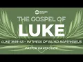 Luke 18 8-43 - Witness of Blind Bartimaeus