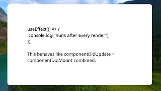 Mastering React Lifecycle Class Components vs useEffect