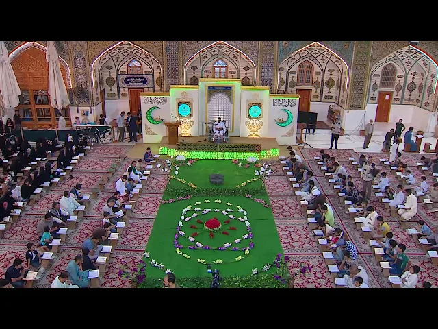 ⁣القارئ السيد رضا القزويني || المحفل القرآني الرمضاني || العتبة العلوية المقدسة 1439هـ