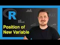 Add New Column to Front of Data Frame 2 Examples First Index data frame vs cbind Function