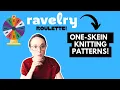 3 Random ONE-SKEIN Knitting Patterns