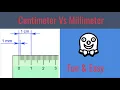 Centimeters vs Millimetres Ruler Fun for Kids