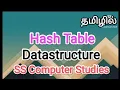 Hash table datastructure in tamil