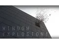 VFX Glass Window Explosion Particle Simulation in Blender 3d