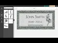 Design a headstone - for free