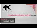 27 Exception Handling in Java Try Catch