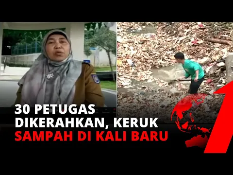 Dinas PUPR Kerahkan 30 Petugas untuk Bersihkan Tumpukan Sampah di Kali Baru Depok | tvOne