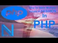 How To Store Multiple Values In SESSION In PHP php session session unset php