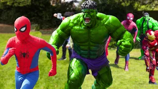 Spider-Man VS Hulk!!