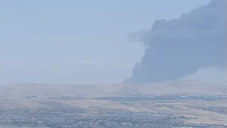 Massive fire destroys Tracy CA warehouse