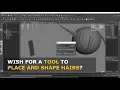 Hair Placement Tool Maya autoRig Script