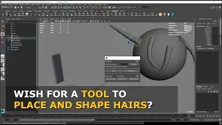 Hair Placement Tool Maya autoRig Script