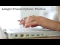 Allegis Transcription - We Believe in Fair and Accurate Outcomes