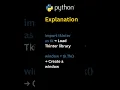 Python GUI Program Create GUI Window in Tkinter Python Tutorial